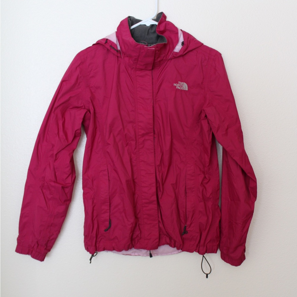 Dark Pink North Face Women’s Rain Jacket Size Medium